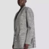 Veste oversize en jacquard Prince de Galles Veste oversize en jacquard Prince de Galles