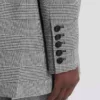 Veste oversize en jacquard Prince de Galles Veste oversize en jacquard Prince de Galles
