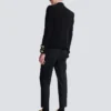Veste spencer en crêpe avec boutons brodés Veste spencer en crêpe avec boutons brodés
