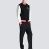 Veste universitaire en laine et simili cuir Veste universitaire en laine et simili cuir