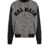 Veste universitaire monogrammée avec empiècements Veste universitaire monogrammée avec empiècements